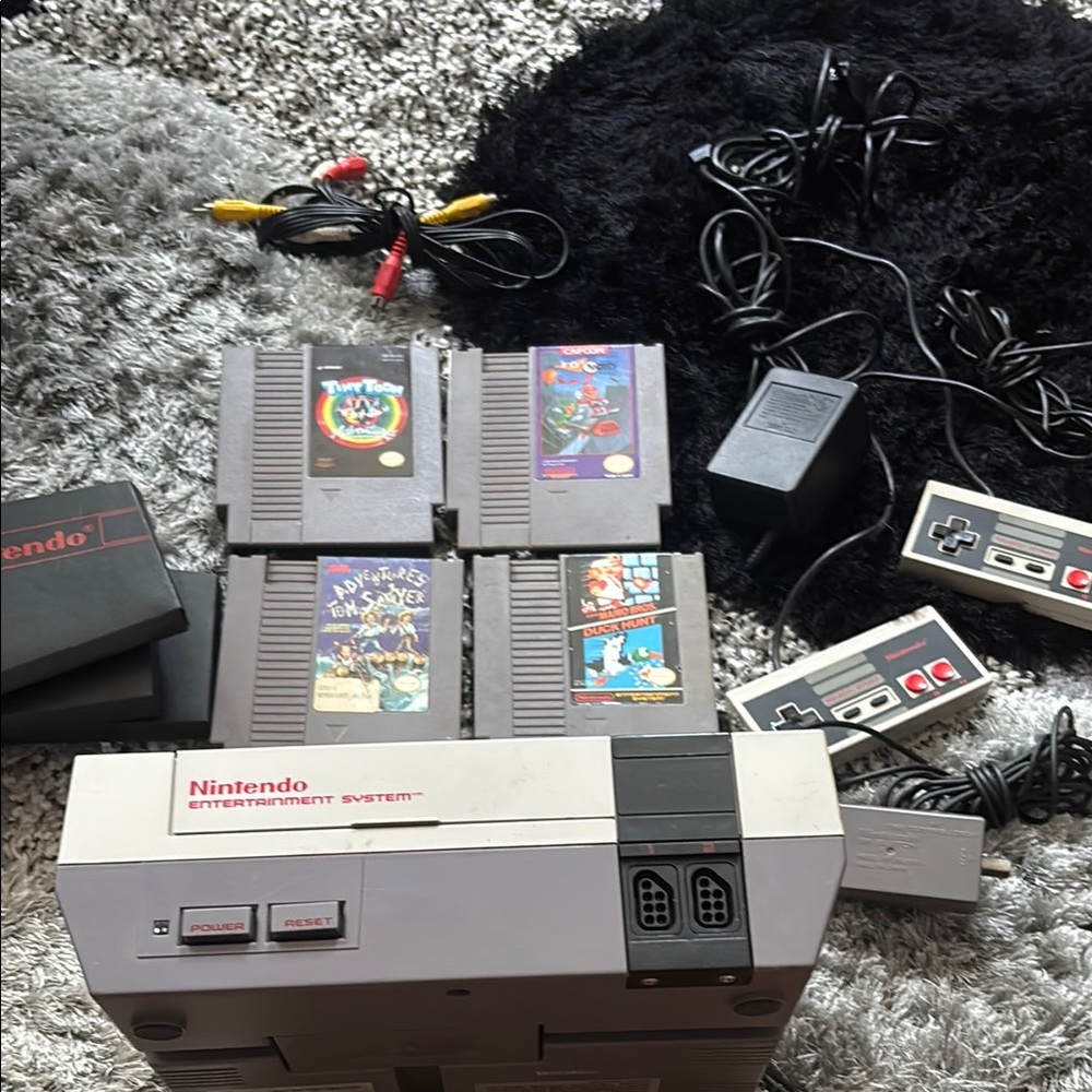 Nintendo Gray NES Console Classic Design